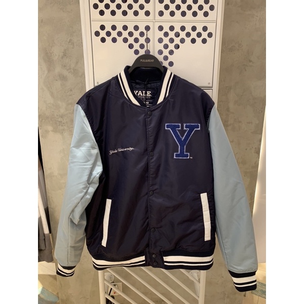 Jual Jastip Varsity Jacket YALE Man Pull Bear Shopee Indonesia