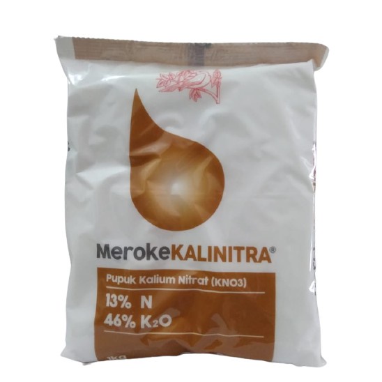 Jual Pupuk Kalium Nitrat Meroke Kalinitra KNO3 1 Kg Nutrisi Lengkap