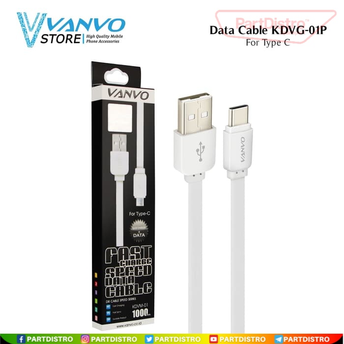 Jual Kabel Data Type C Fast Charging Usb Type C Cm Vanvo Kdvg P