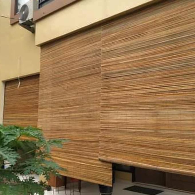 Jual Krey Tiray Bambu Sawit Kerei Tirai Outdoor Ukuran X M Paket