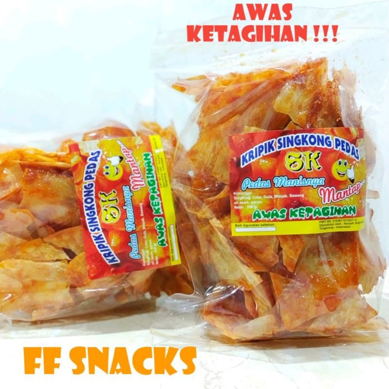 Jual Keripik Singkong Sk Keripik Singkong Balado Keripik Pedas Manis