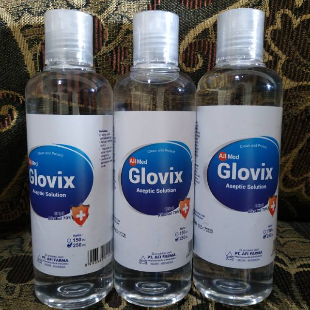 Jual Handsanitizer Glovix Afi Farma Anti Bacteria Resmi Ml Shopee