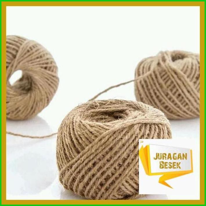 Jual Tali Rami Tali Goni Hemp Rope Ply Meteran Gram Tali Sovenir