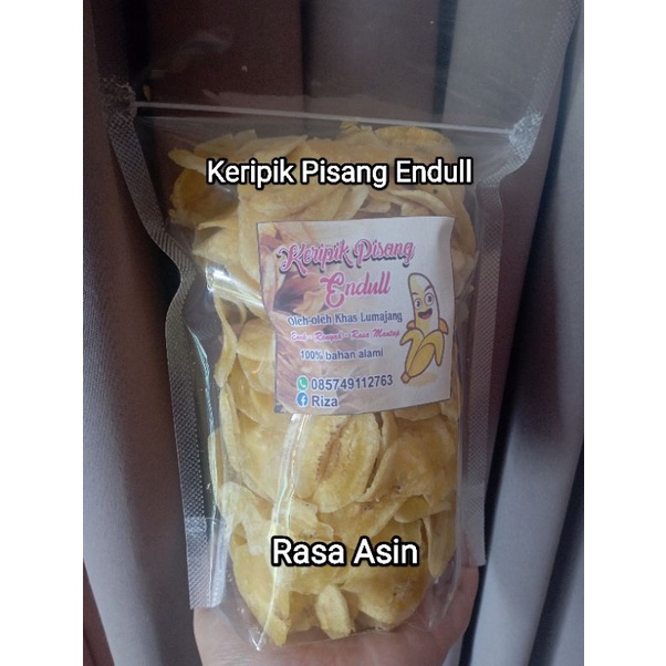 Jual Keripik Pisang Endull Varian Rasa Asin Oleh Oleh Khas Lumajang