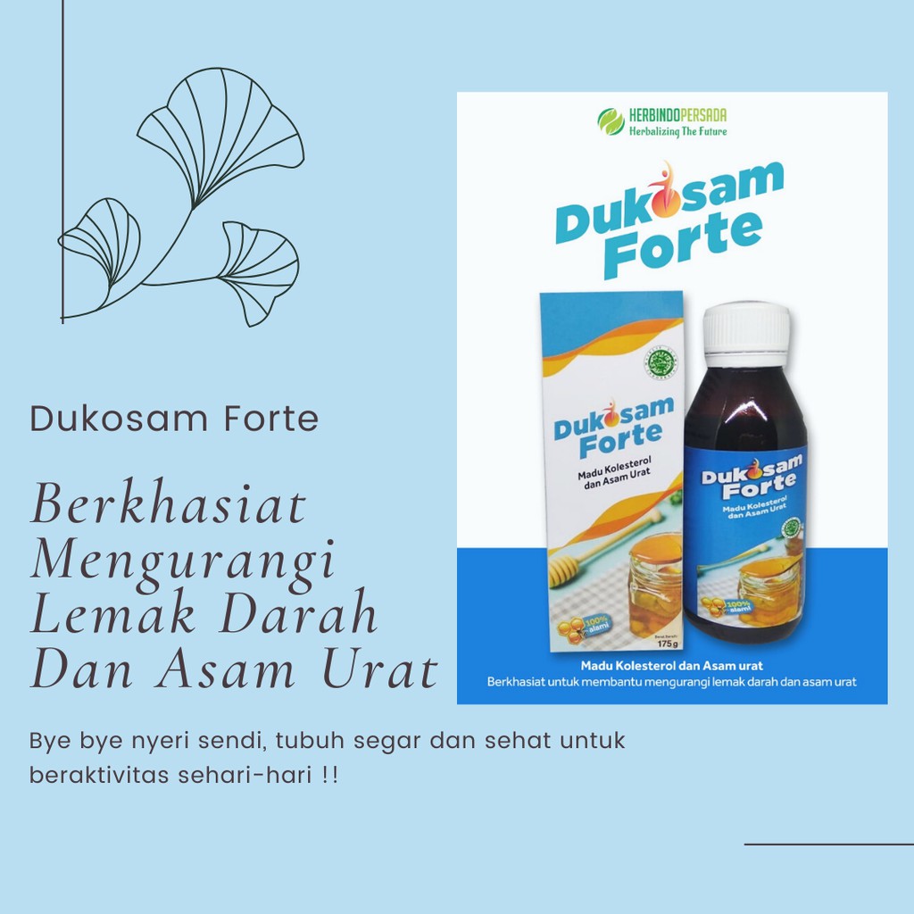 Jual Madu Herbal Dukosam Forte Mengatasi Penderita Asam Urat Kolestrol