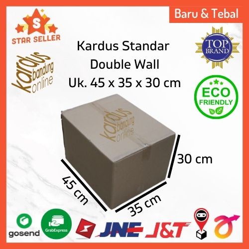 Jual Kardus Box Karton Kotak Dus Packaging Pindahan Polos Double Wall