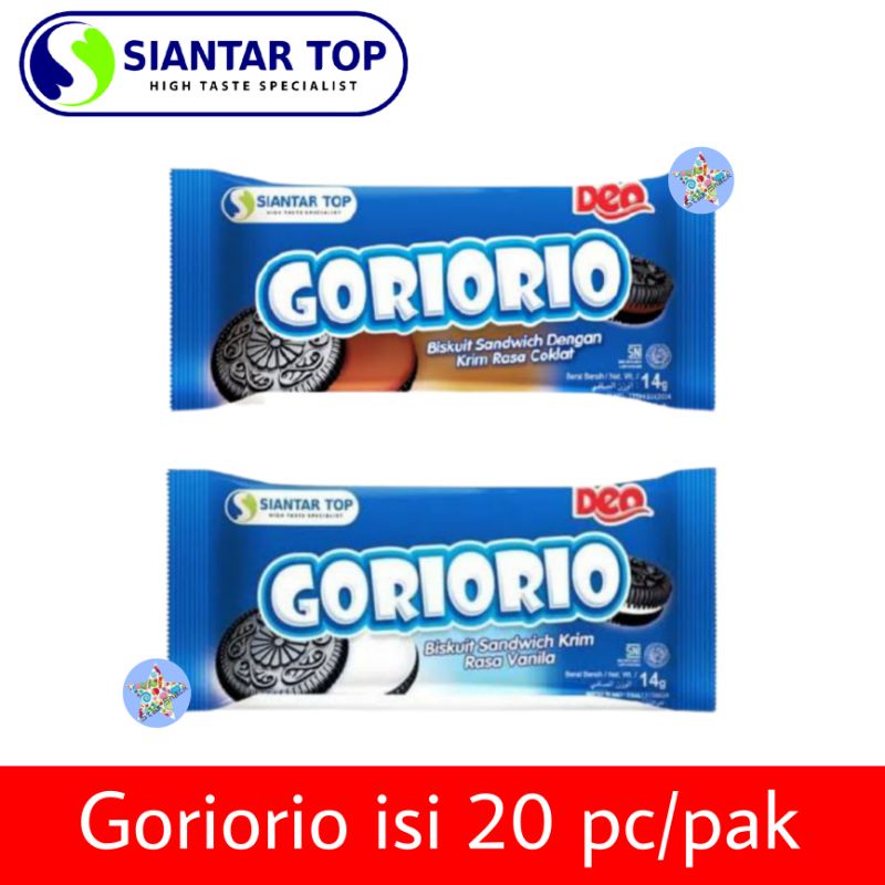 Jual STT Deo Goriorio Biskuit Coklat Vanilla Isi 20 Pc Pak Shopee