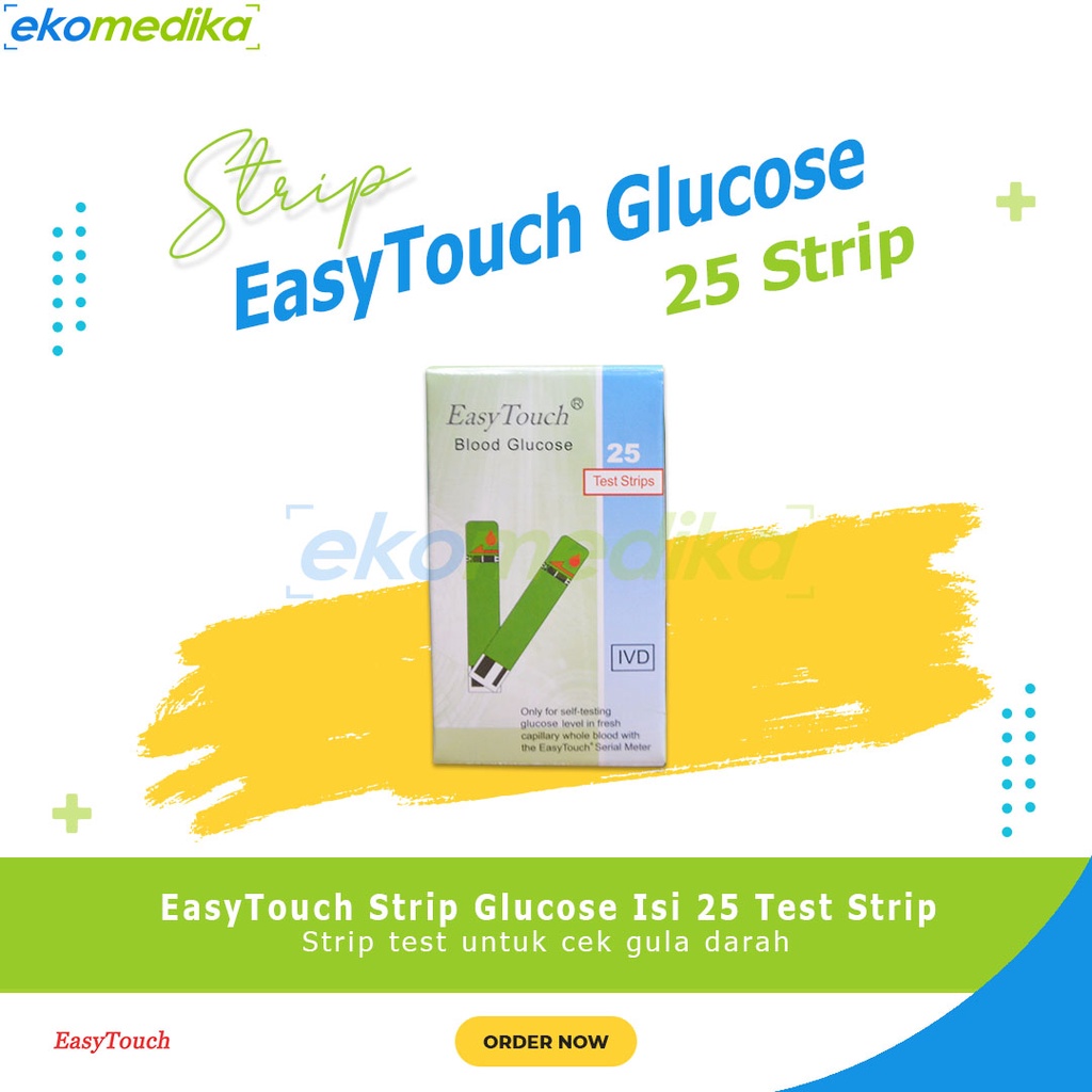 Jual Strip Easy Touch Gula Darah Glucose Isi Tes Ed