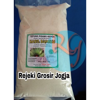 Jual Tepung Pisang Kepok Organik Kemasan 1 KG Indonesia Shopee Indonesia