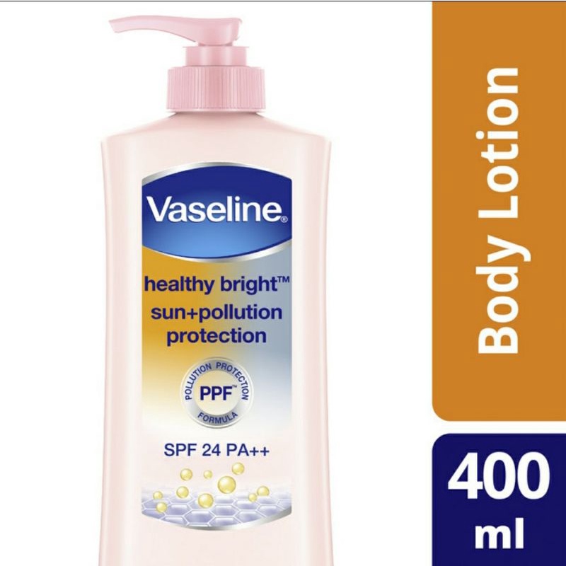 Vaseline Healthy Bright Body Lotion Sun Pollution Protection Spf