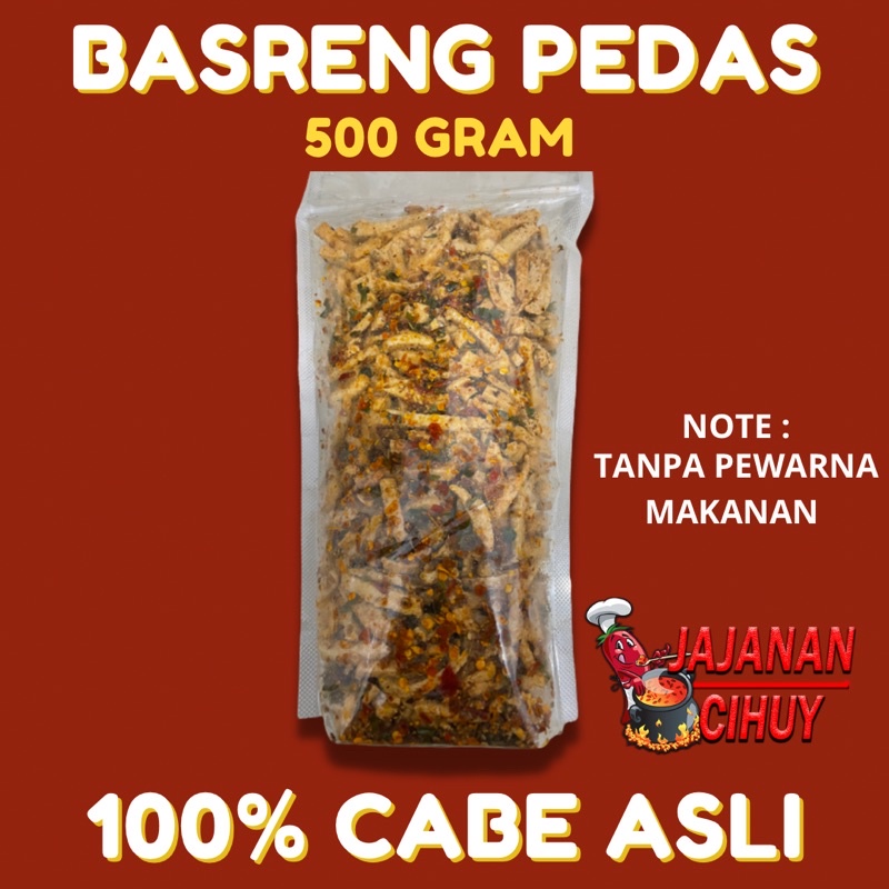 Jual Basreng Pedas Daun Jeruk Viral Gram Bakso Goreng Pedas Viral