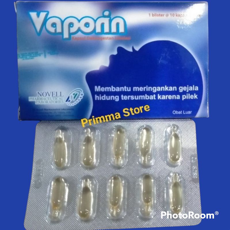 Jual Vaporin Inhalasi Liquid Kapsul Mengatasi Gejala Hidung