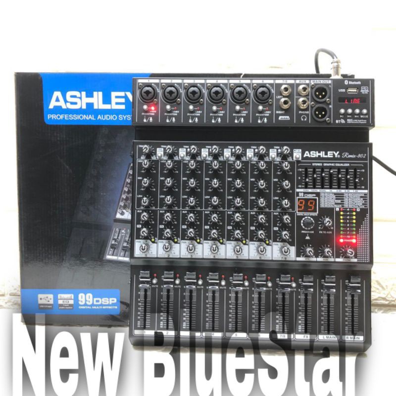 Jual Mixer Audio Ashley Remix 802 Original 8 Channel Bluetooth