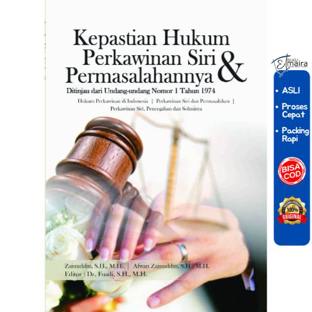 Jual Kepastian Hukum Perkawinan Siri Dan Permasalahannya Uu No Tahun