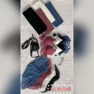 Jual All In One Swimsuit Set Bikini Baju Renang Free Outer Wanita