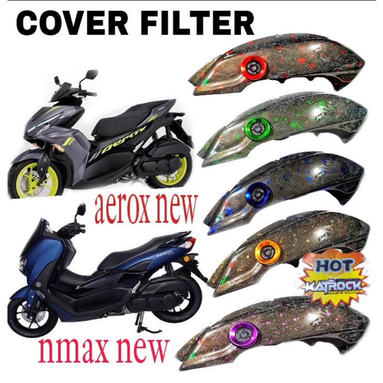 Jual Cover Filter Nmax New Aerox New Custom Cnc Original Yamaha Tutup