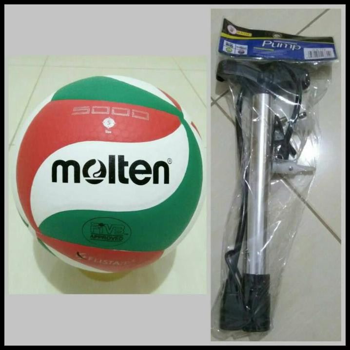 Jual Bola Voli Volley Volly Voly Molten 5000 Pompa Besi Shopee