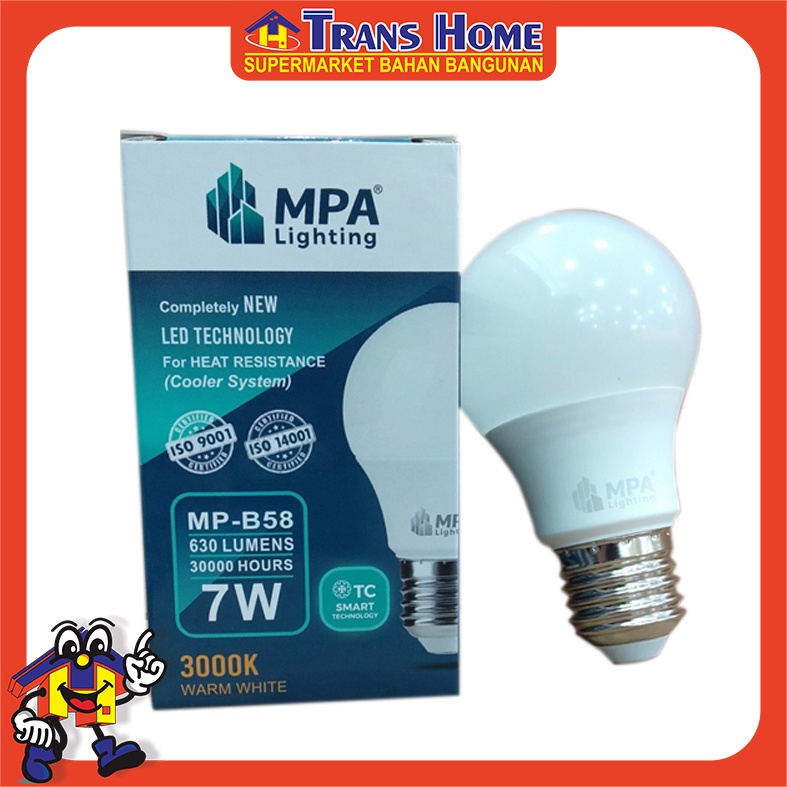 Jual Lampu Led Bulb Mp B W Ww Warna Kuning Mpa Shopee Indonesia