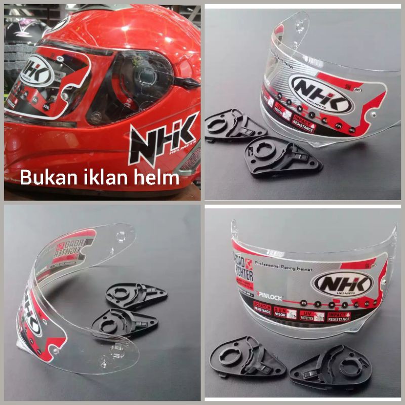 Jual Kaca NHK Terminator Visor Helm NHK Terminantor Flat Visor