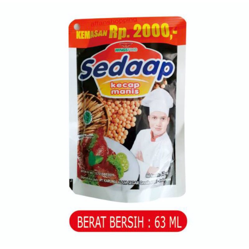 Jual Kecap Sedap Refill 63 Ml Shopee Indonesia