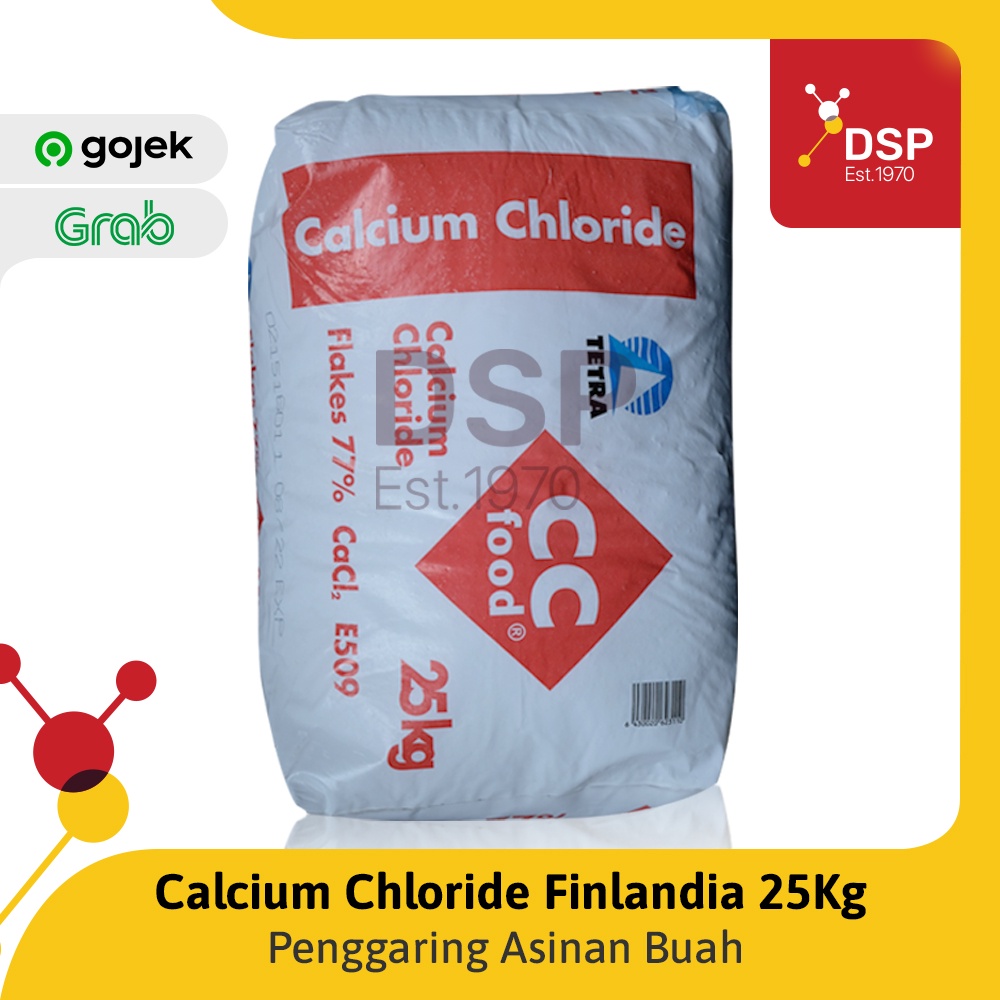 Jual Calcium Chloride 1 Sak Kalsium Klorida Food Grade Ex Finlandia