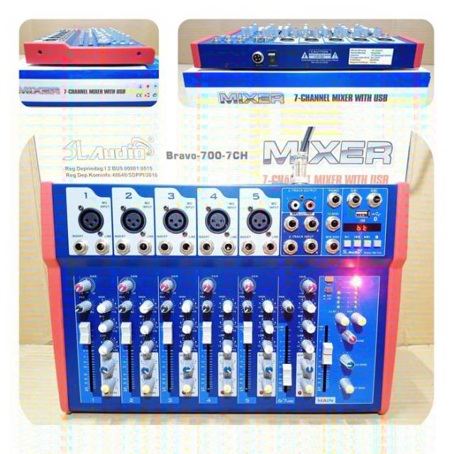 Jual Mixer Audio Channel Sl Audio Bravo Ch Shopee Indonesia