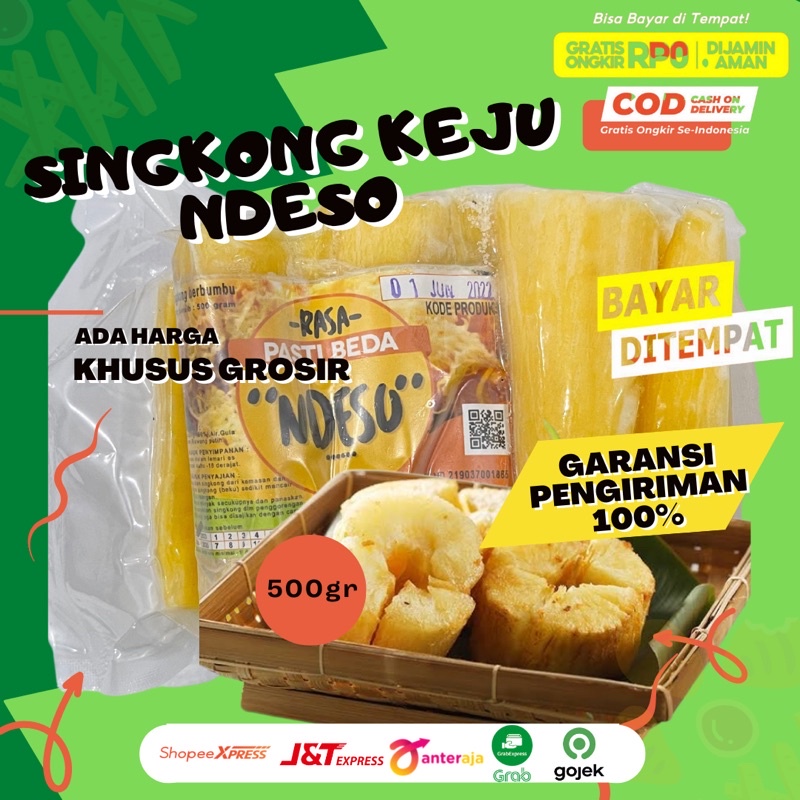 Jual Singkong Keju Frozen Prul Pohong Ndeso 500gr Shopee Indonesia