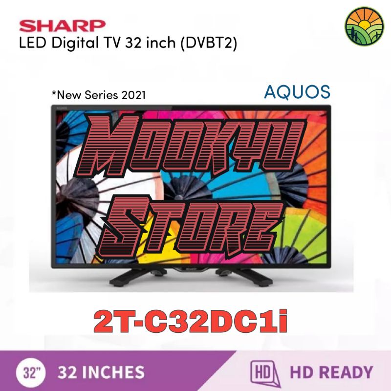 Jual SHARP AQUOS LED TV 32 Inch 2T C32DC1i 2TC32DC1i Digital TV