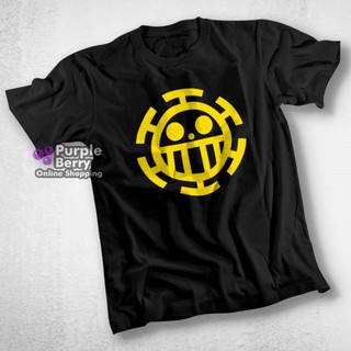 Jual Baju Kaos Anime One Piece Logo Flag Trafalgar Law Purple