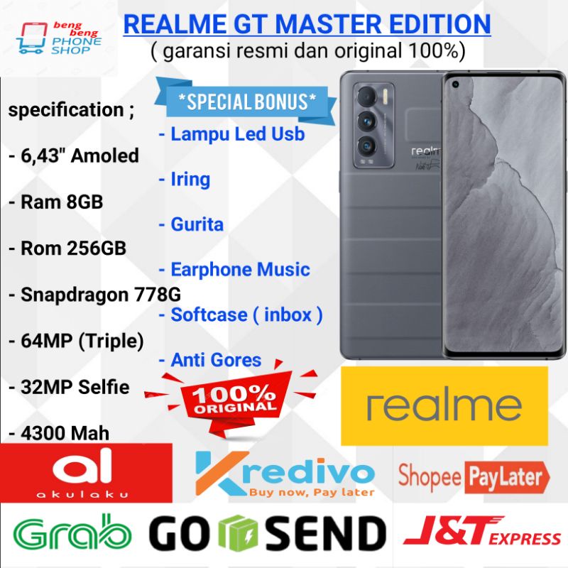 Jual Realme Gt Master Edition G Ram Gb Gb Garansi Resmi Bonus