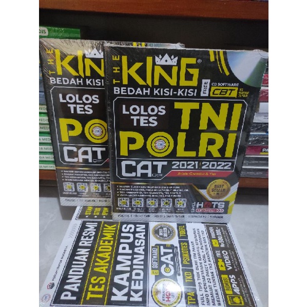 Jual BUKU BEST THE KING BEDAH KISI KISI LOLOS TES TNI POLRI CAT 2021