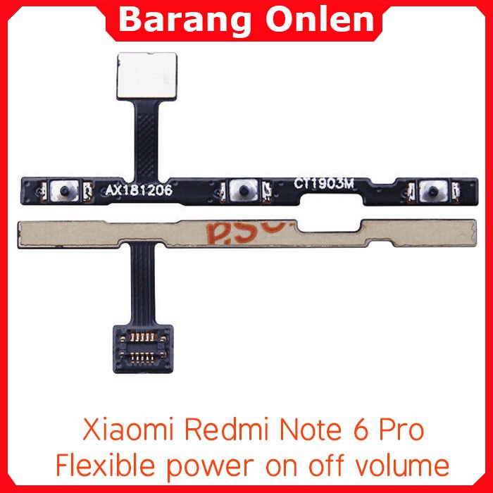 Jual Xiaomi Redmi Note Pro Flexible Tombol Switch Power On Off Volume