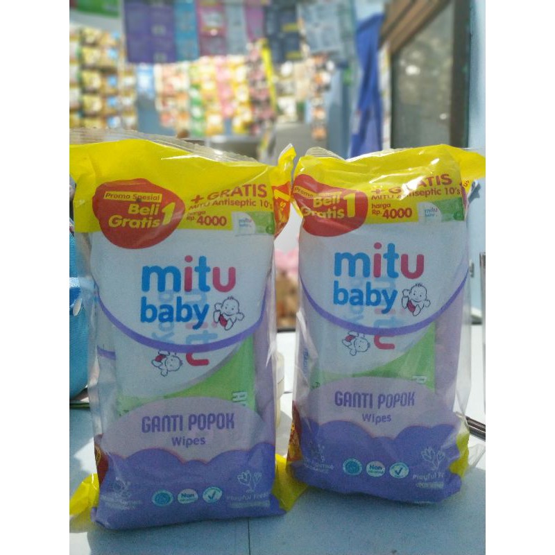 Jual Mitu Tisu Basah Tissue Basah Isi Bonus Mitu Antiseptic S