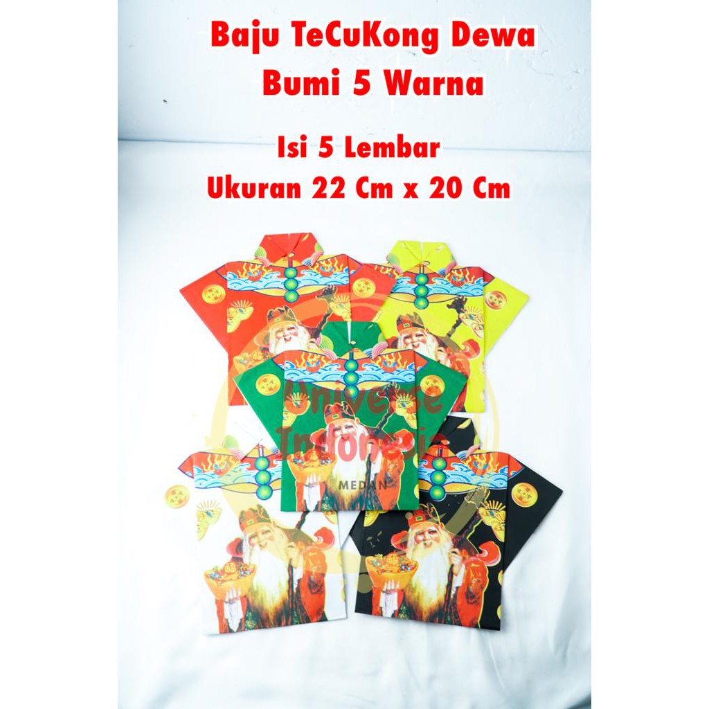 Jual Kertas Baju Sembahyang Tecukong Dewa Bumi Warna Shopee Indonesia