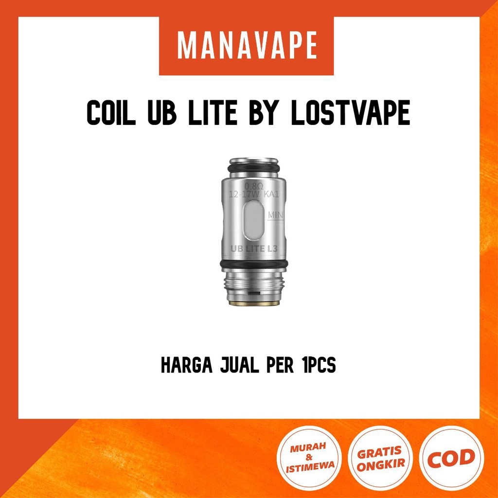 Jual COIL UB LITE AUTHENTIC By LOST VAPE Shopee Indonesia