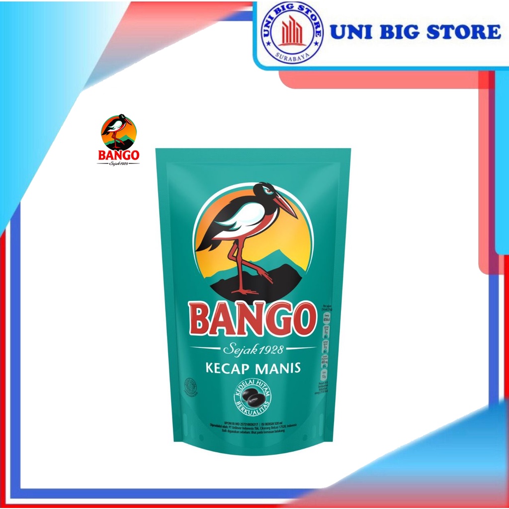 Jual BANGO Kecap Manis Pouch Refill 520 Ml Shopee Indonesia