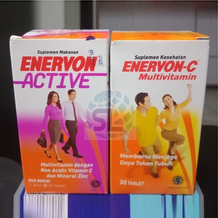 Jual Enervon C Enervon C Active Botol Tablet S Vitamin C Shopee