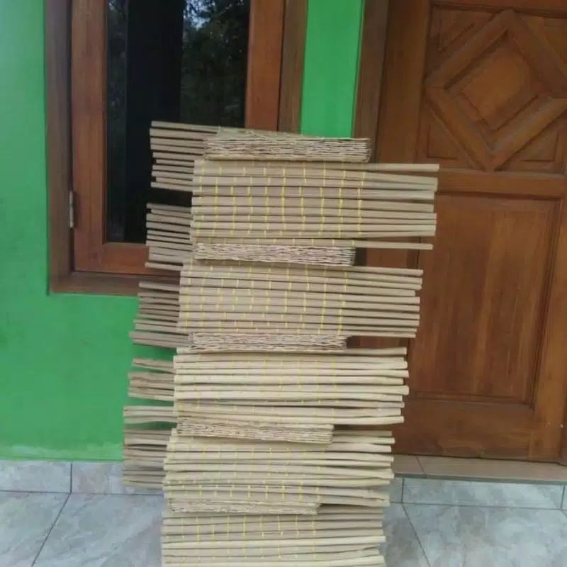 Jual Kipas Sate Tradisional Anyam Bambu Shopee Indonesia