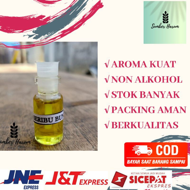 Jual Minyak Seribu Bunga Isi Ml Aroma Lembut Dan Segar Khas