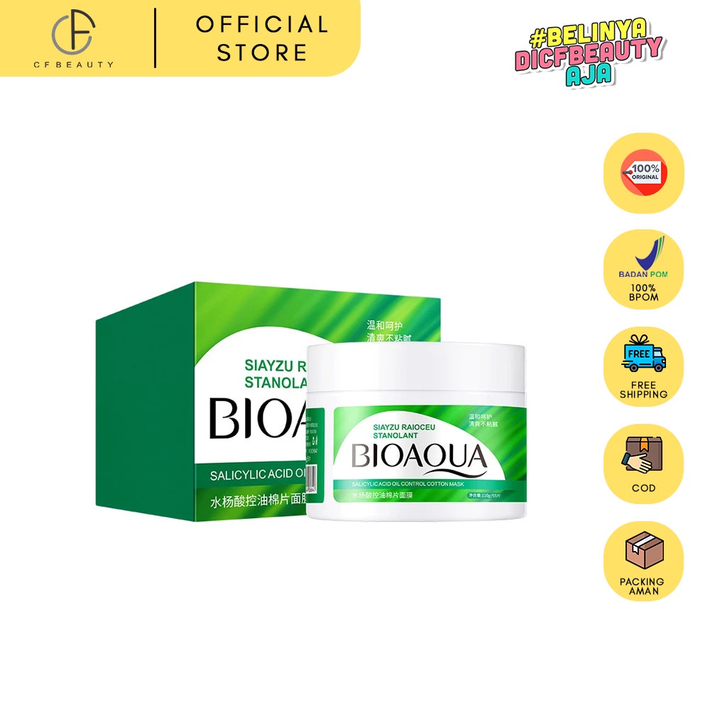 Jual Bioaqua Salicylic Acid Oil Control Cotton Mask G Pcs Skincare