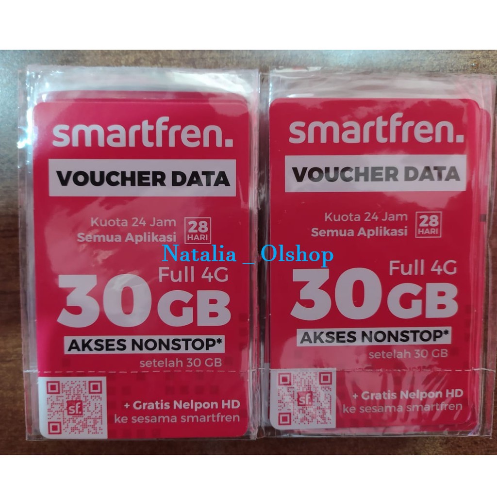 Jual Voucher SMARTFREN NONSTOP 30 GB Shopee Indonesia