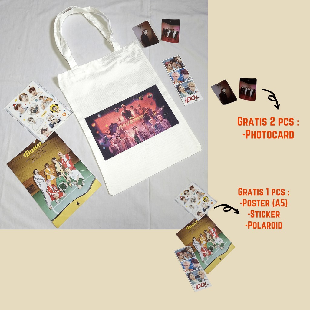 Jual Merch Unoff Totebag 27 Cm X 38 Cm Merchandise BTS NCT DREAM