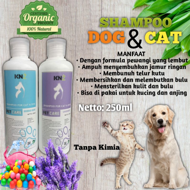 Jual Shampoo MICONAZOLE 250ml Kucing Dan Anjing KNZ Pet Shop Anti Kutu