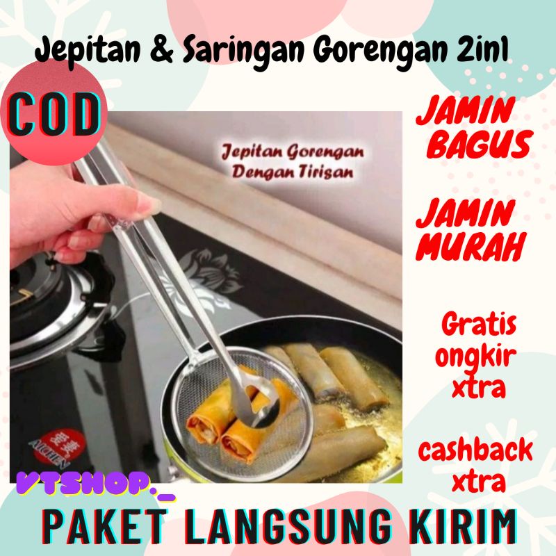 Jual V Jepitan Dan Saringan Gorengan In Penjepit Gorengan