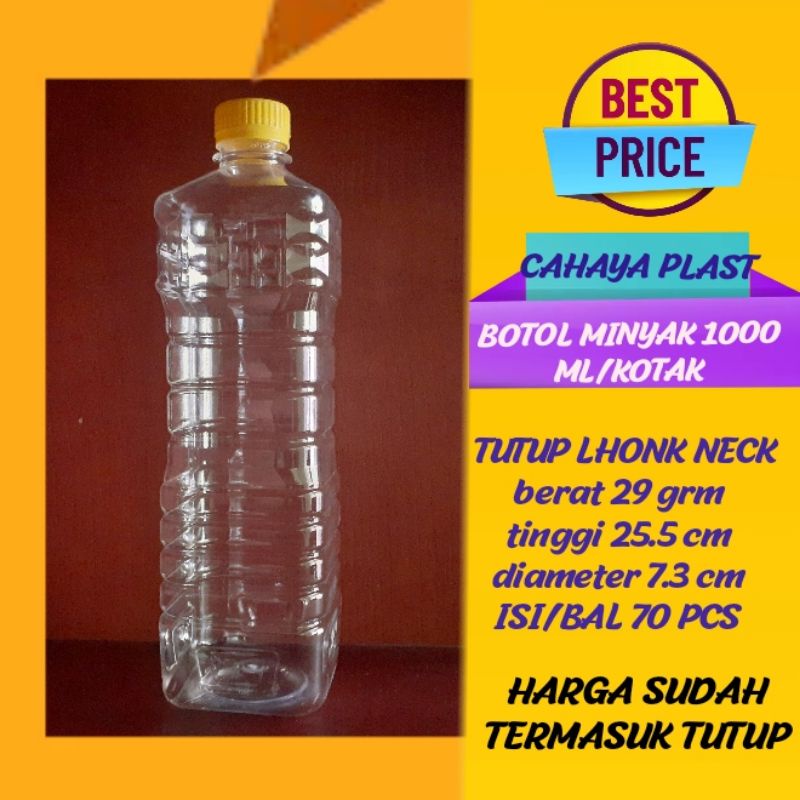 Jual Botol Plastik 1000Ml Botol Minyak 1000Ml Botol Plastik 1000Ml