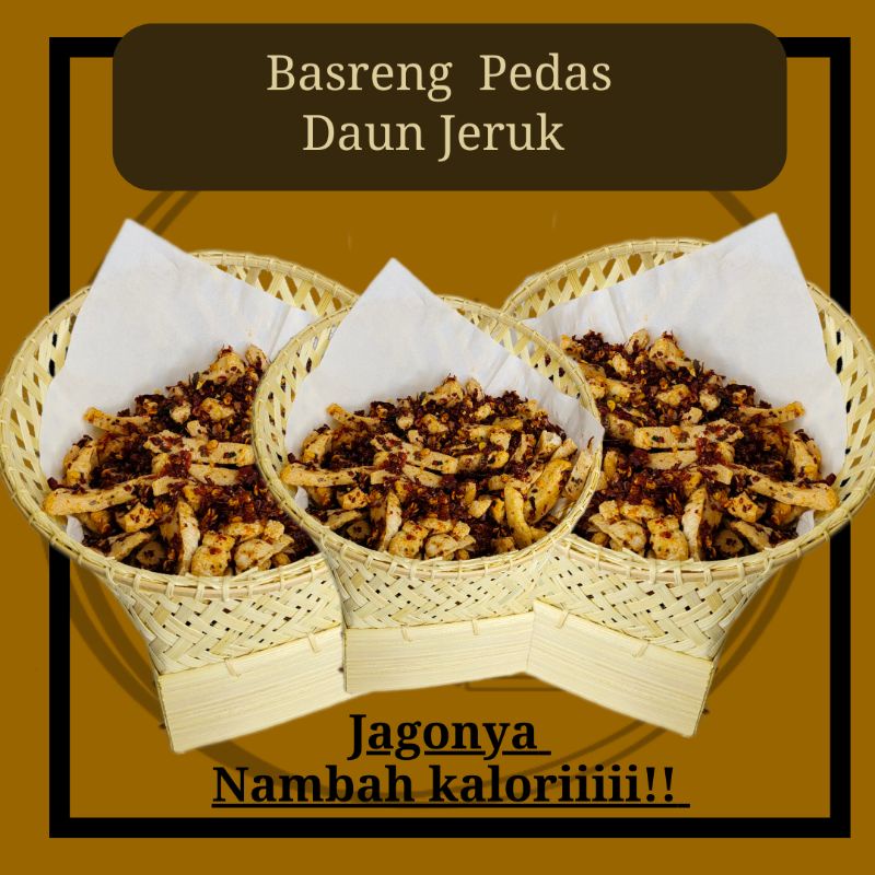 Jual Basreng Viral Bakso Goreng Pedas Daun Jeruk Gr Bakso Goreng