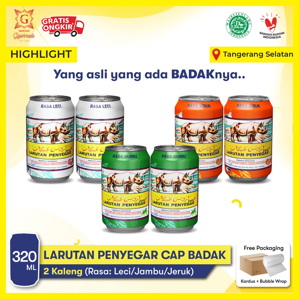 Jual Larutan Penyegar Cap Badak Bundle Kaleng Shopee Indonesia