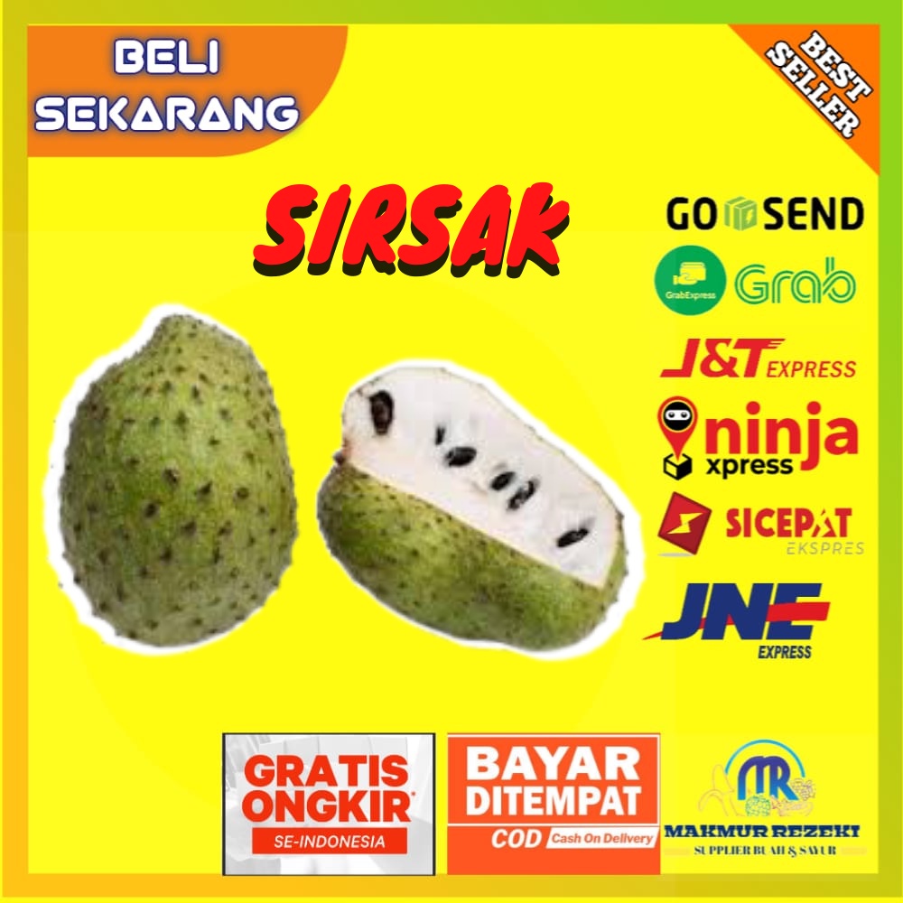 Jual BUAH SIRSAK SOURSOP FRUIT MANIS SEGAR MURAH HARGA PER 1 KG PCS