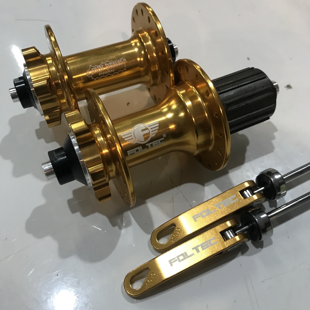 Jual Hub Freehub Foltec Gun Denx Pisan Ano Gold H Qr Bearing Jangkrik