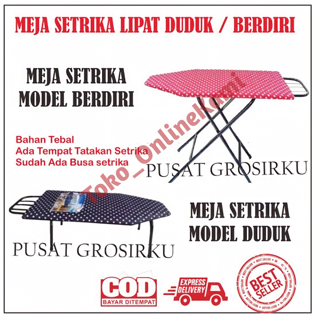 Jual MEJA SETRIKA MEJA SETRIKA BERDIRI Alas Setrika Berdiri Dan